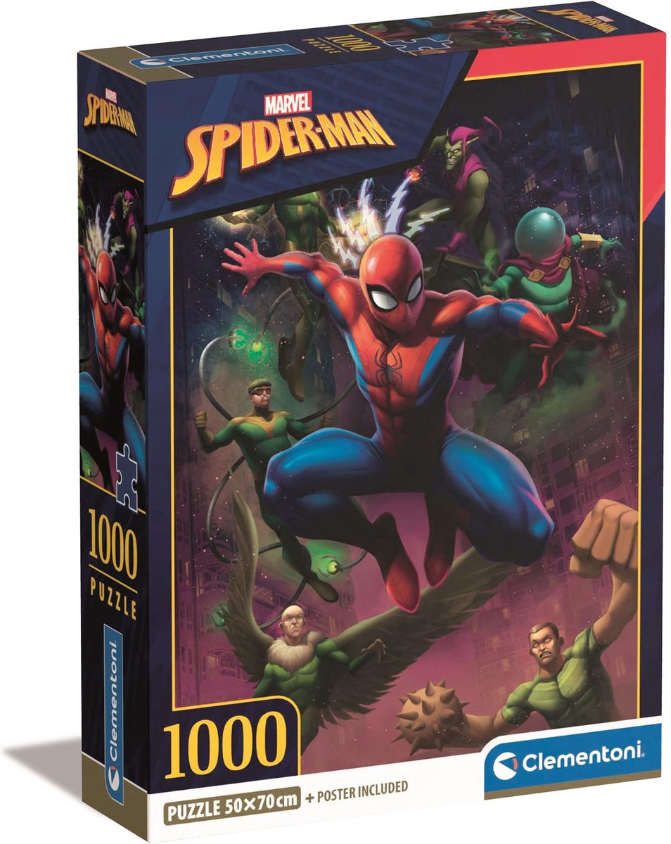 Clementoni legpuzzel spiderman - 1000st.