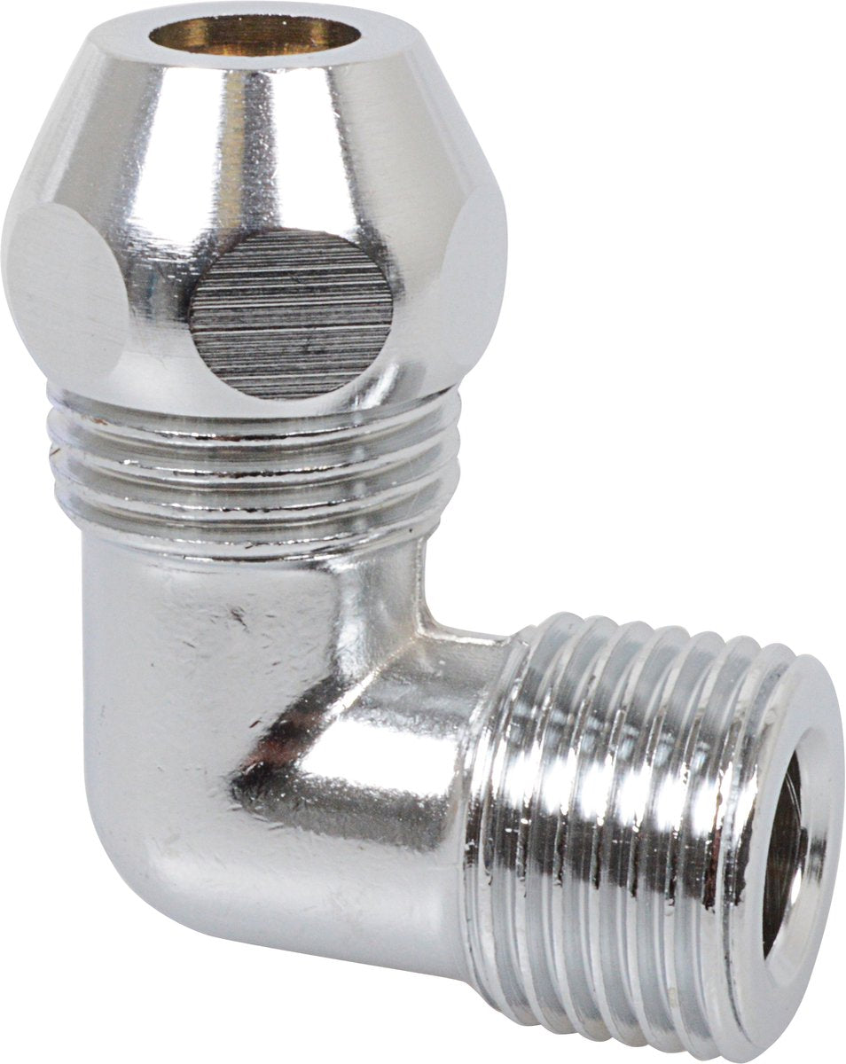 Kirchhoff ms knelfitting-knie 90° - chroom - 1 2 bu x 10 mmq