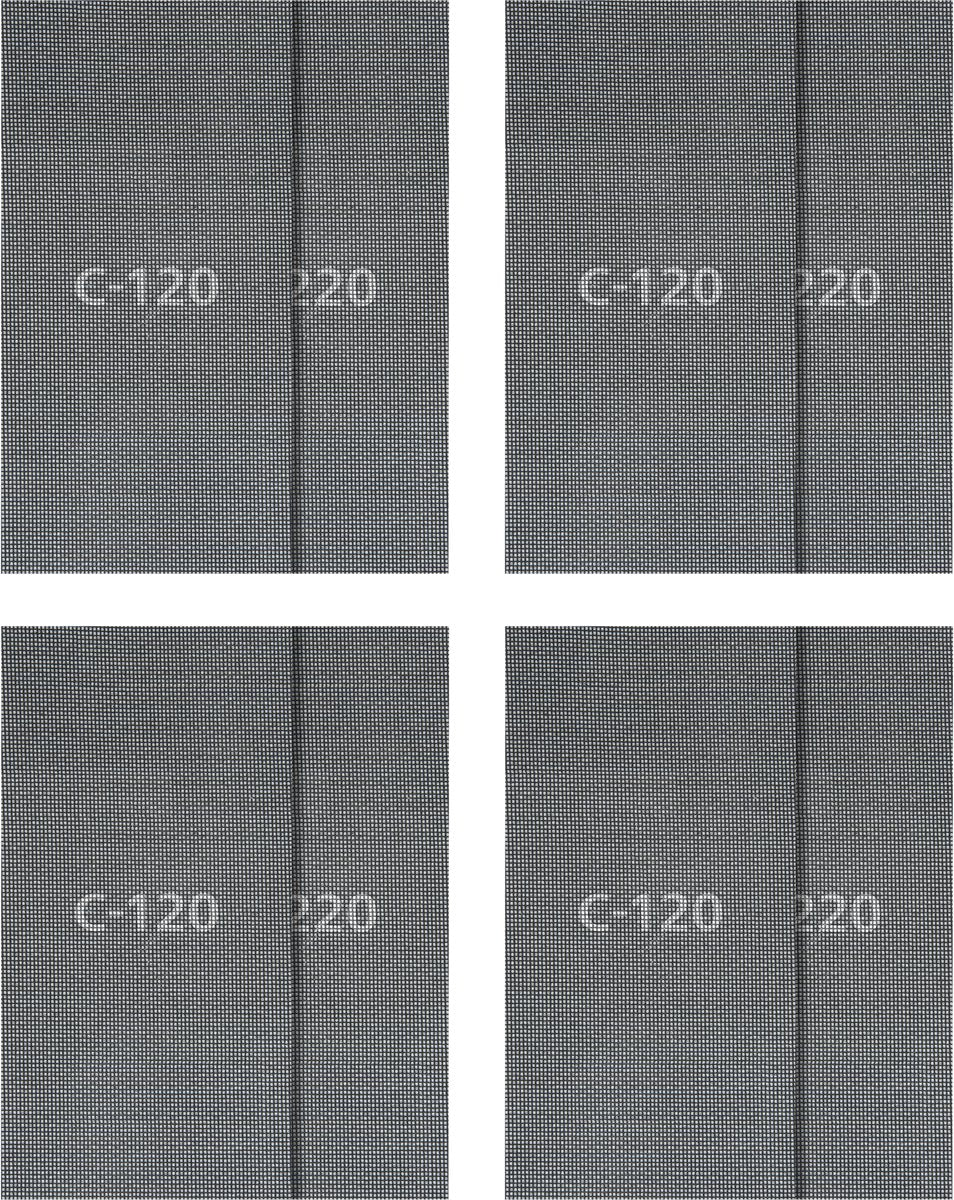 Wolfcraft - 16 delige schuurgaasset voor gipsplaten - 115 x 280 mm - korrel 120 + 220 - 8644000