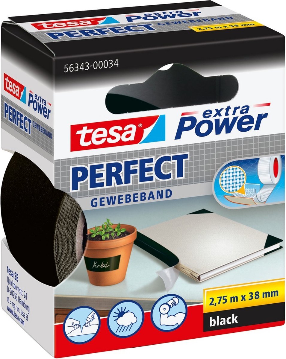 Tesa textieltape extra power (38 mm)