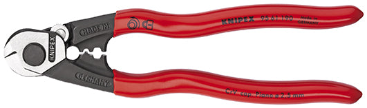 Knipex 95 61 190 staaldraadschaar gepol kunststof 190mm