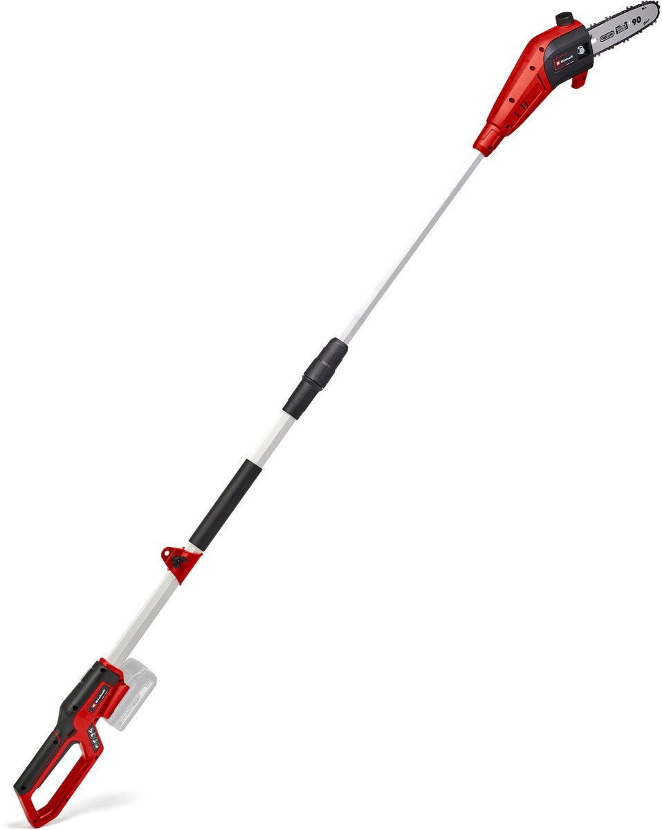 Einhell accu telescopische kettingzaag gc-lc 18 20 li t solo - power x-change - 18 v li-ion - zwaardlengte: 25 cm - zaagsnelheid: 5,5 m sec - excl. accu en lader