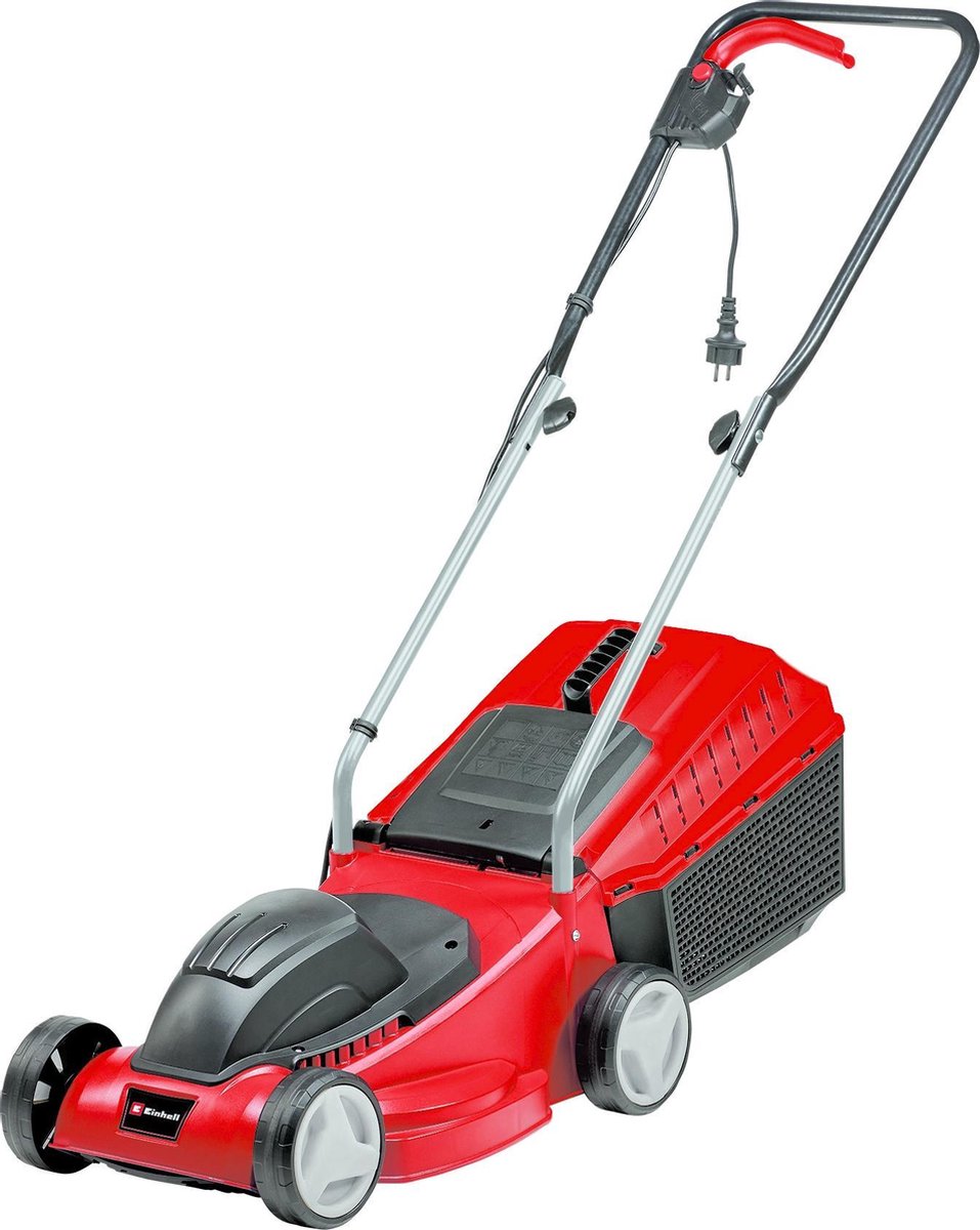 Einhell elektrische grasmaaier gc-em 1032 - 1000 w - maaibreedte: 32 cm - 30 l opvangbak - aanbevolen gazonoppervlakte: tot 300 m² - maaihoogte: 20-60 mm