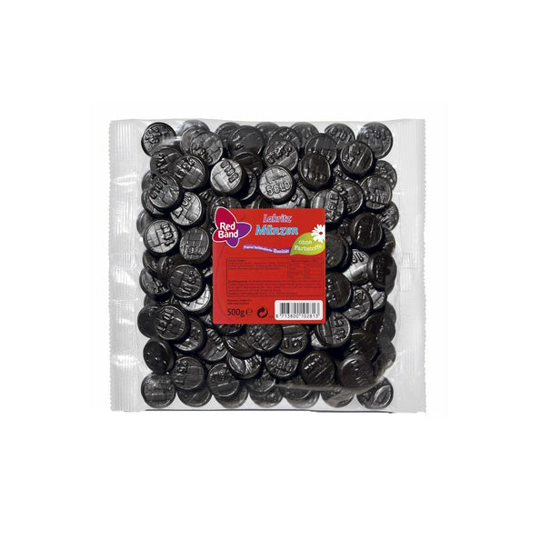 Red band lakritz munzen (d) (12x 500gr)