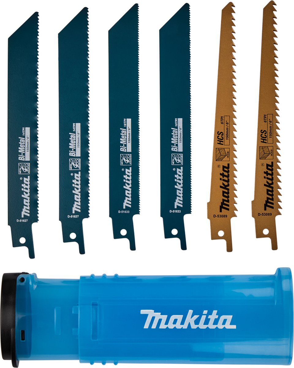 Makita reciprozaagset 6-delig - d-53051