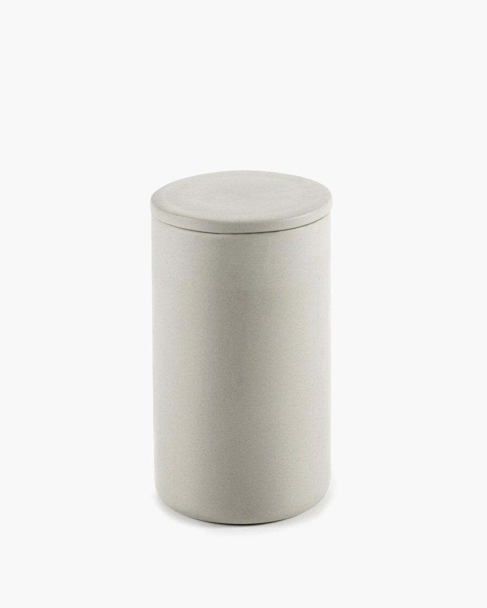 Serax - bertrand lejoly - cose - rond potje met deksel l - beige - h 12,6cm - 7 ø