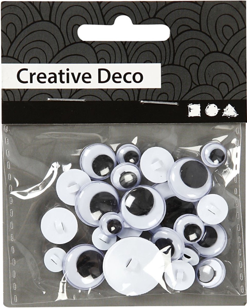 Creativ company cc wiebelogen opnaai d: 8-20mm 24 stuks