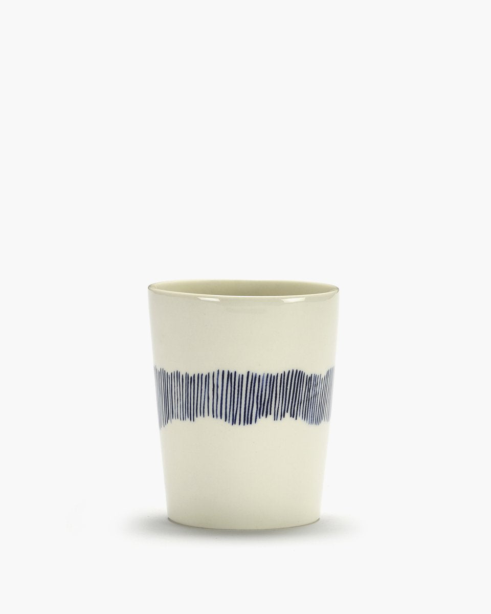 Serax - ottolenghi feast - theekop - wit blauw - 8 ø - 4 stuks