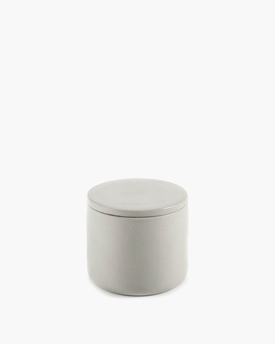 Serax - bertrand lejoly - cose - rond potje met deksel s - beige - h 6,5cm - 7 ø