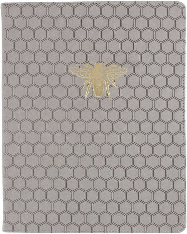 Eccolo notitieboek - gray bee - lijn - ca.20x25cm - ec-d505c