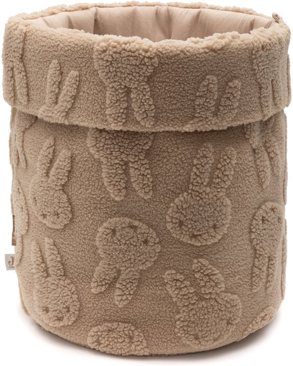 Jollein opbergmand - 30x30cm - miffy jacquard - biscuit