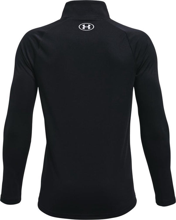 Under armour ua tech 2.0 1 - 2 zip unisex sporttrui - zwart - wit 122