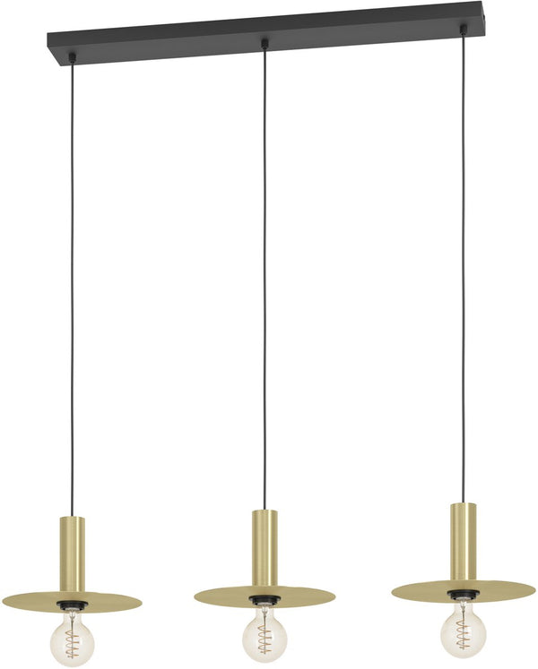 Eglo escandell hanglamp - e27 - 95 cm - goud - staal
