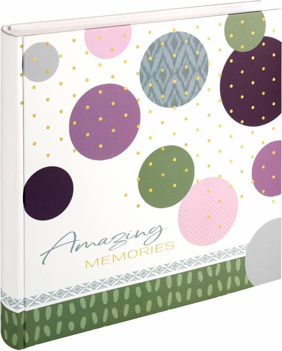 Walther design - mx-485-a - amazing memories - fotoalbum - 30x30 cm - 100 pagina's - groen