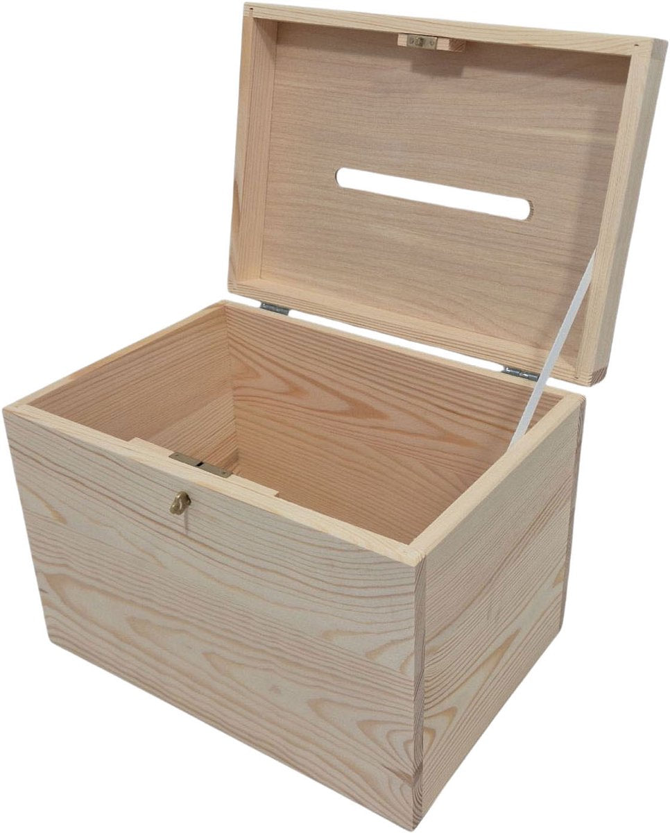 Playwood pine envelope box low
