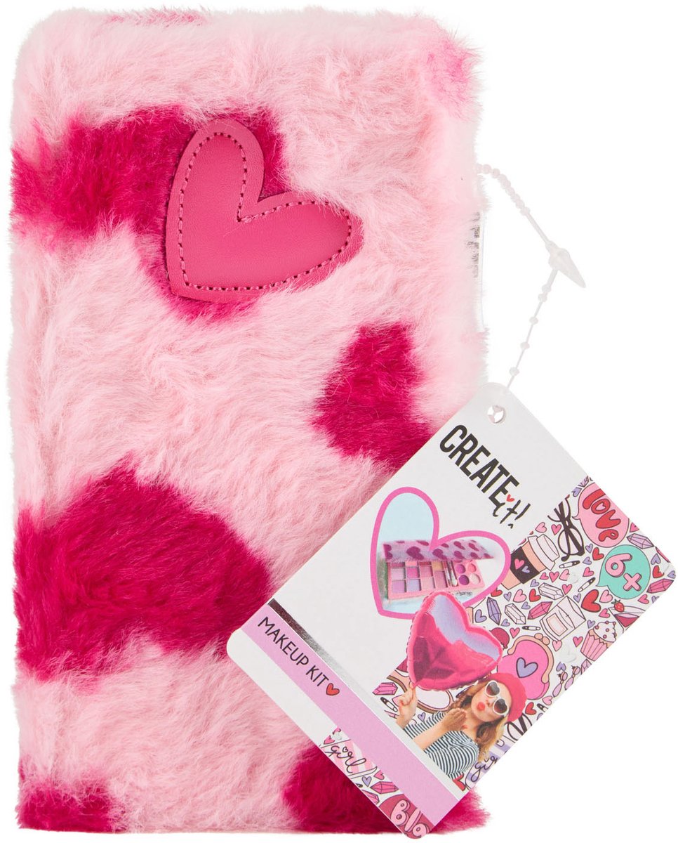 Creëer het! love make-up boekje pluizige hartjes