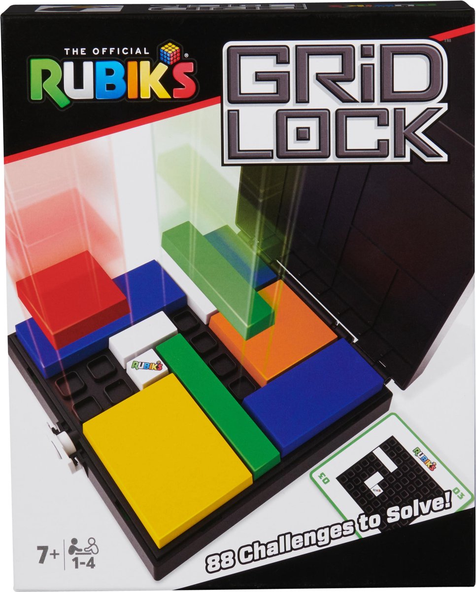 Rubik's cube - gridlock-spel - logisch denkvaardigheden puzzelspel