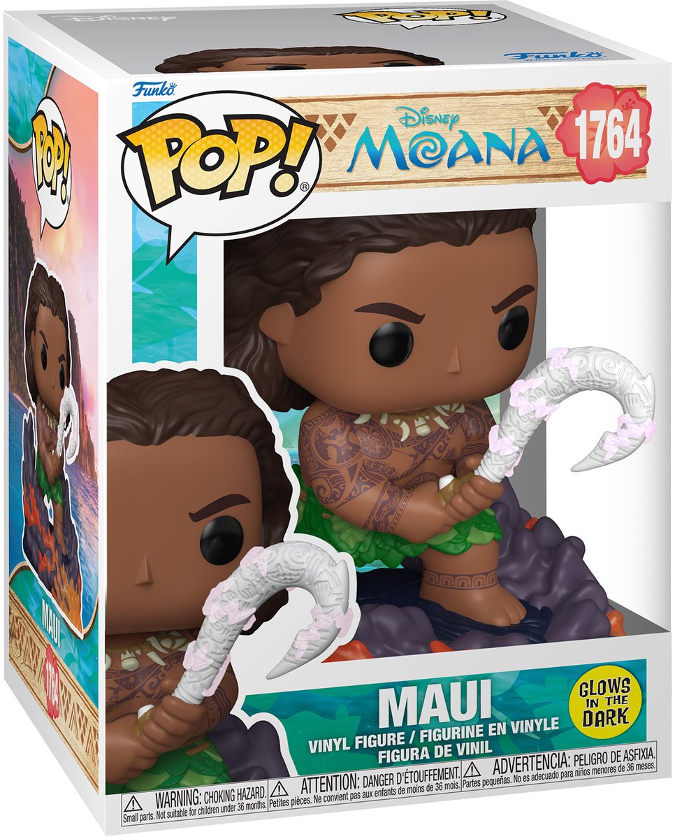 Funko pop! premium disney: moana - maui (glow in the dark) #1764