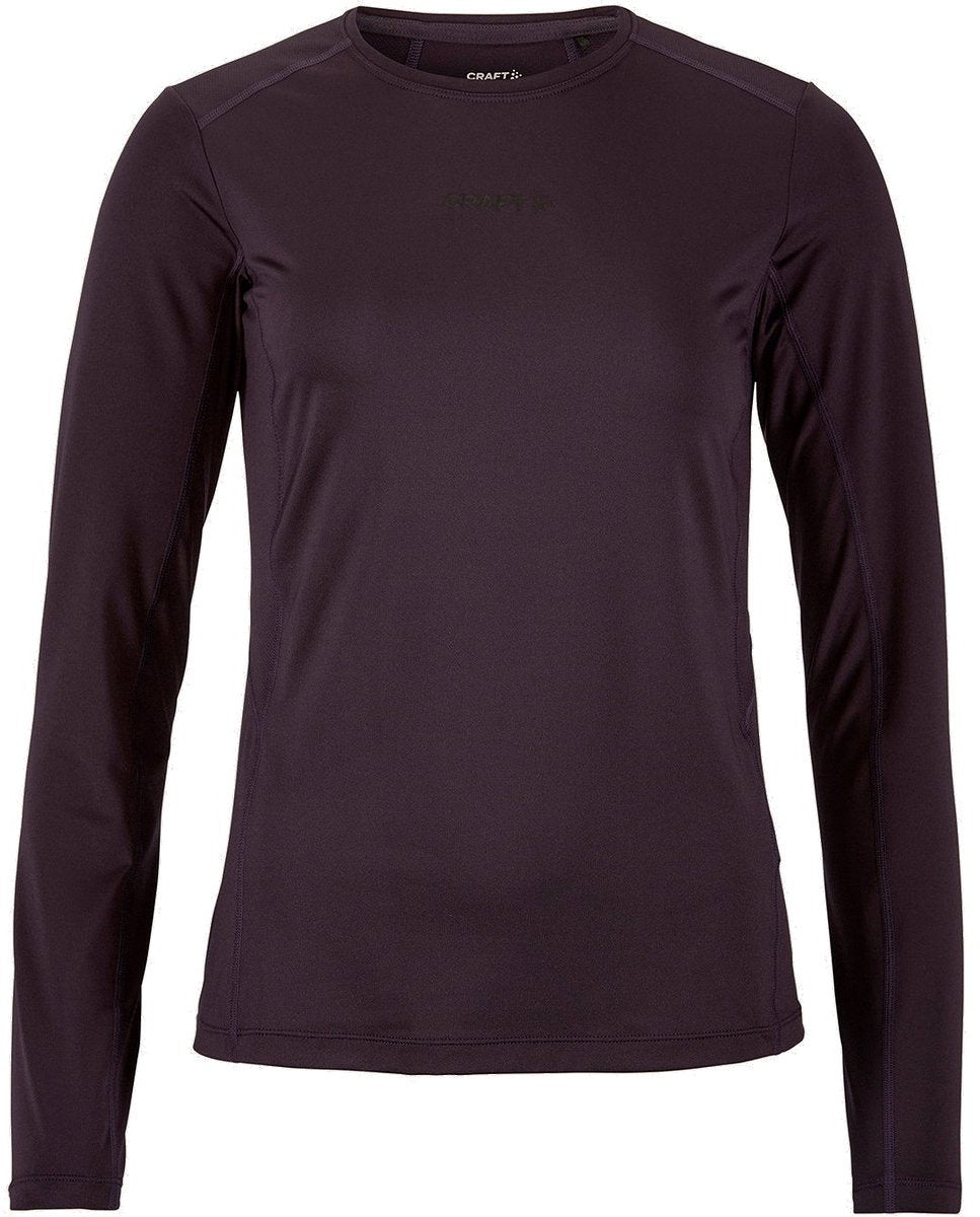 Craft adv essence 2 running longsleeve dames - dk plum | maat: l