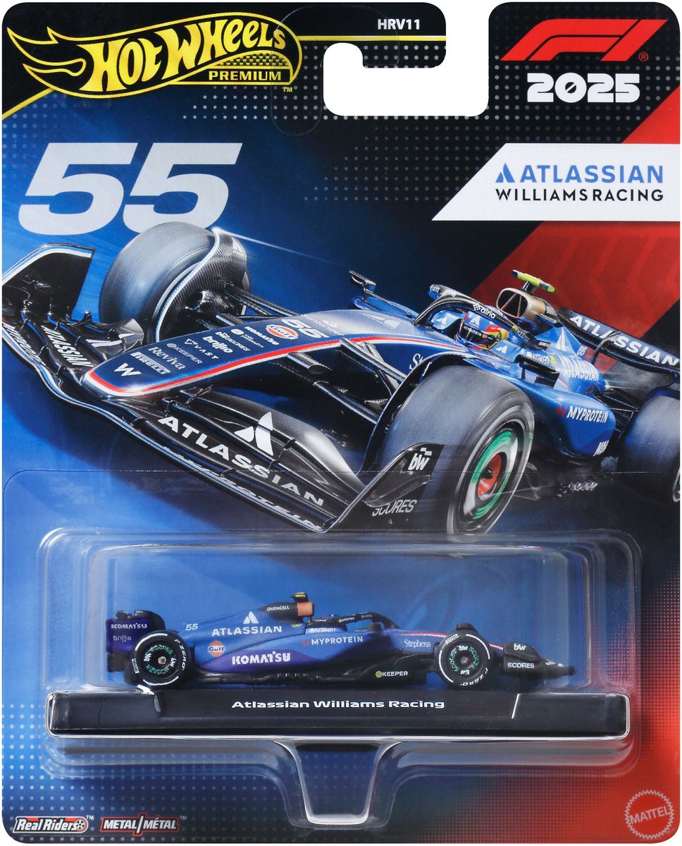 Hot wheels premium formula 1 williams team - carlos sainz