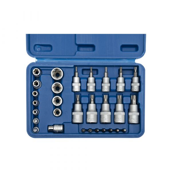 Torx dop en bitset 1 4 +3 8