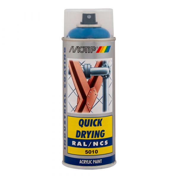 Industrieel ral5010 400 ml. motip