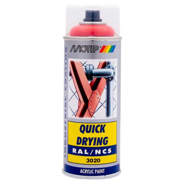 Industrieel RAL3020 400 ml. Motip