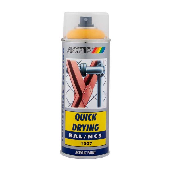 Industrieel RAL1007 400 ml. Motip