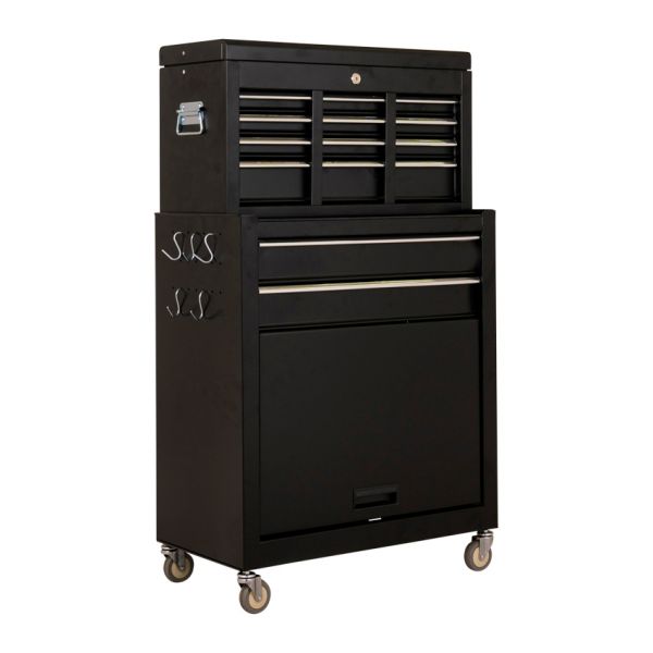 Topgear gereedschapswagen zwart