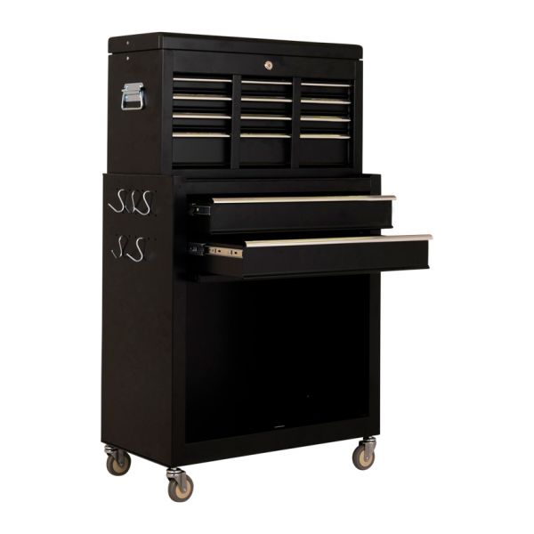 Topgear gereedschapswagen zwart