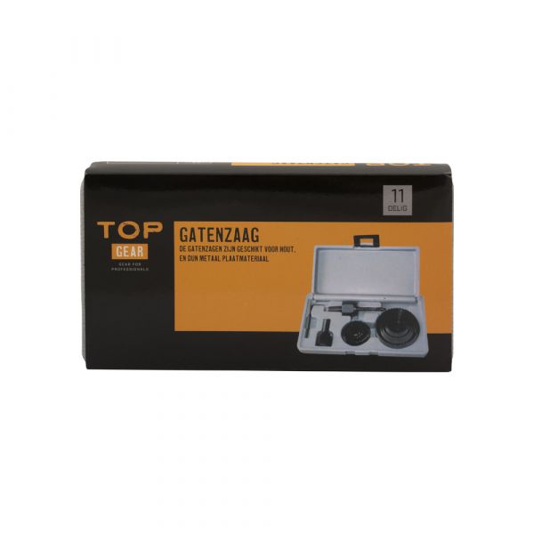 Zaag, 11-gatenzaag in doos