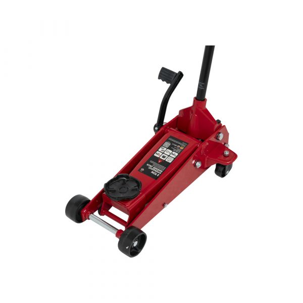 Cric de garage TOPGEAR + pédale 3 tonnes