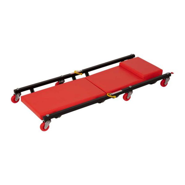TOPGEAR Ensemble chariot couché + cric 2 tonnes + support d'essieu