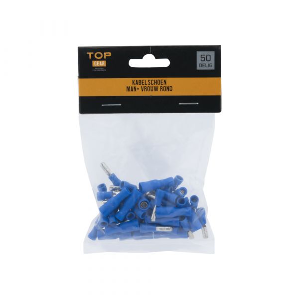 Topgear TOPGEAR Cable shoe m/f 50 pc round