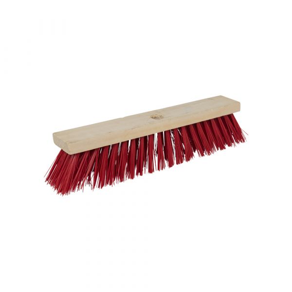 Balai nylon rouge 40 cm.