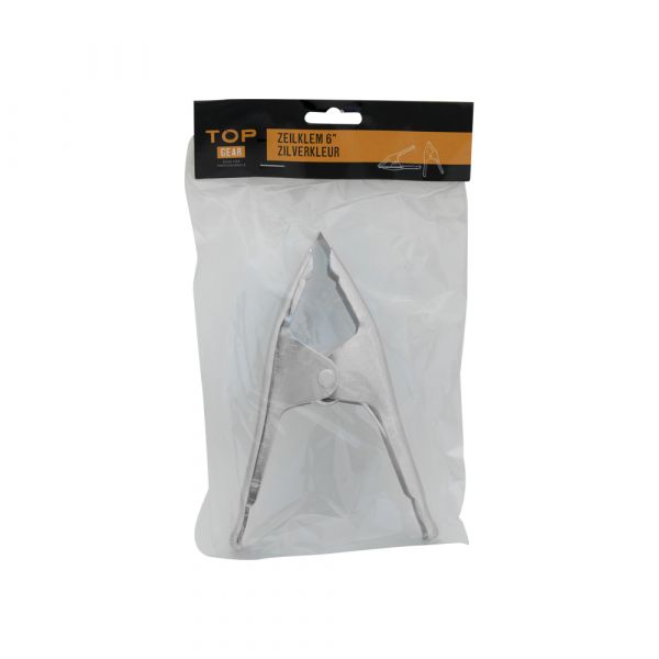 Topgear zeilklem 6 zilverkleur