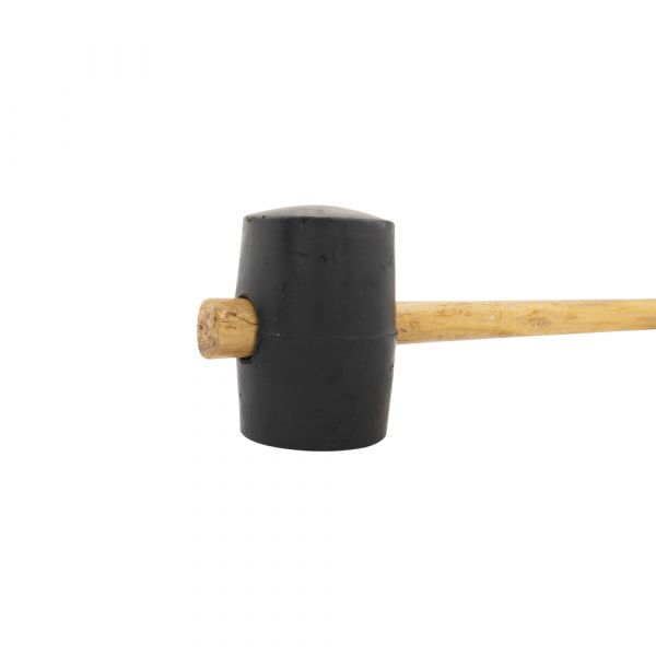 Rubberen hamer, 1250 gram, rond
