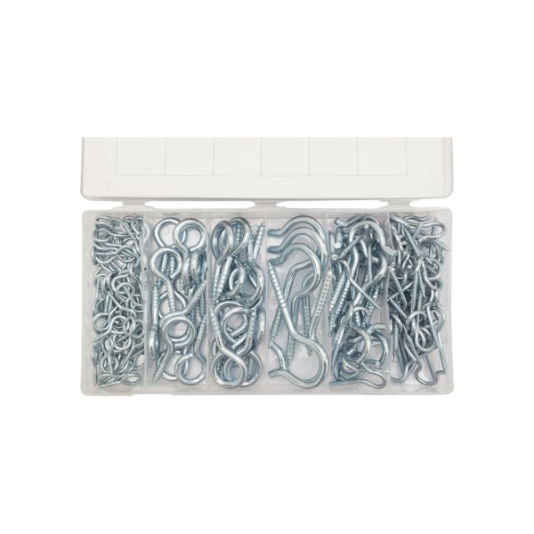 TOPGEAR Assortiment de crochets à œil 151 pcs
