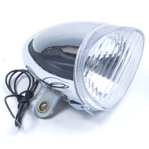 Koplamp chroom fiets*