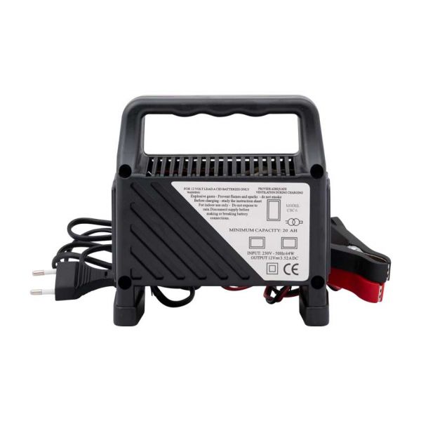 Chargeur de batterie 12 volts, 6 ampères