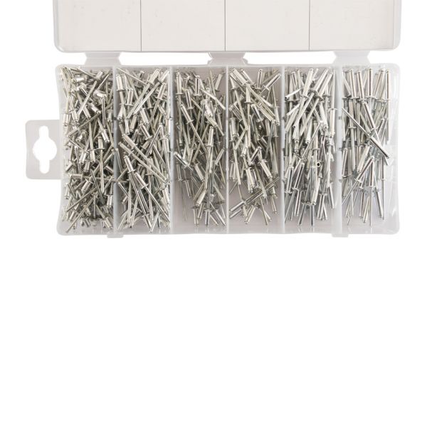 TOPGEAR Assortiment de rivets aveugles 500 pièces