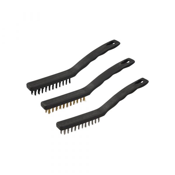 Topgear staalborstelset 3 delig