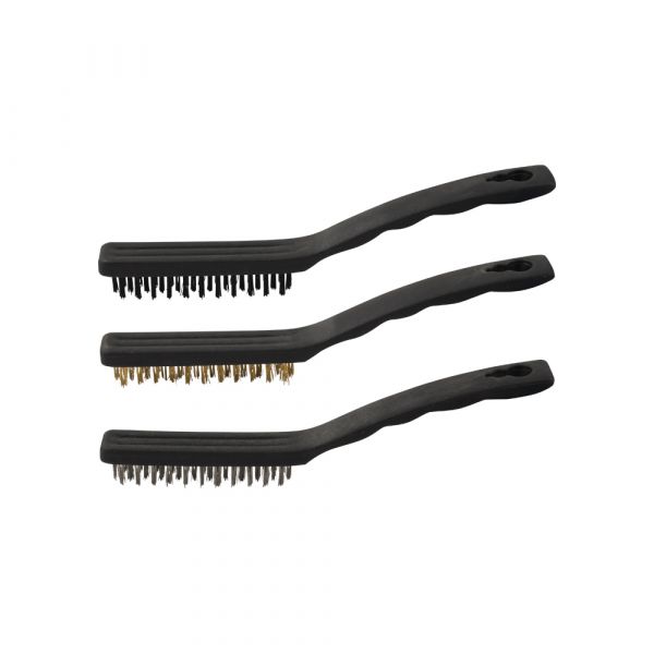 Topgear staalborstelset 3 delig