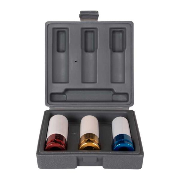 Topgear doppenset 3 delig 17-19-21 mm.