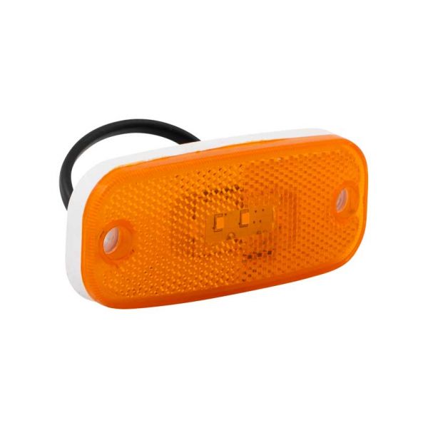 Trailergear zijmarkeringslicht oranje 12-24v led