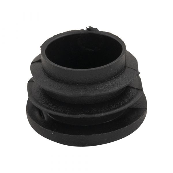 Insteekdop rond 22 mm. platte kop