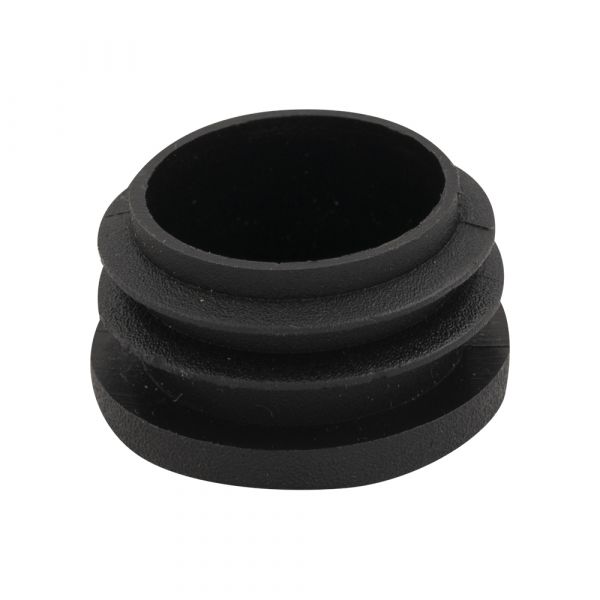 Insteekdop rond 30 mm. platte kop