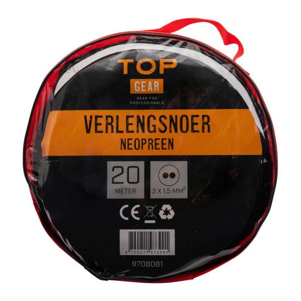 Topgear verlengsnoer neopreen 3x1,5 20 meter