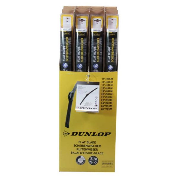 Weergave ruitenwissers Dunlop