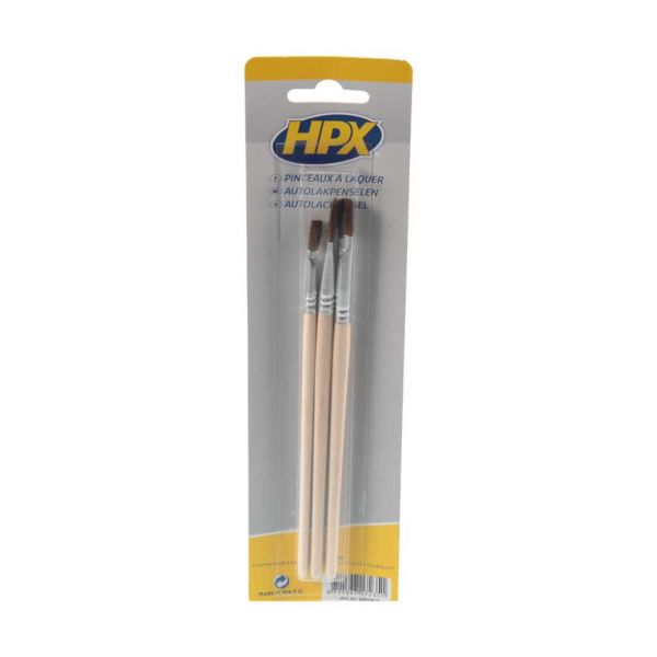 Pinceaux de peinture automobile HPX (jeu de 3 pièces)